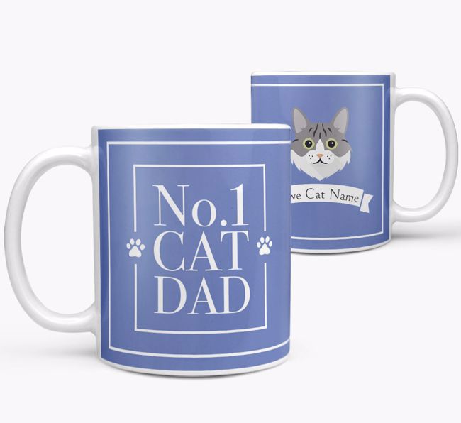 No.1 Dad: Personalized {breedCommonName} Mug